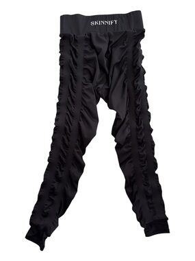 Skinnify Black Resistance Band Leggings- 4 Bands